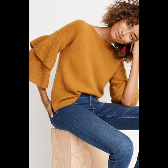 Madewell Sweaters - Madewell tier sleeve pullover sweater Sz xxs